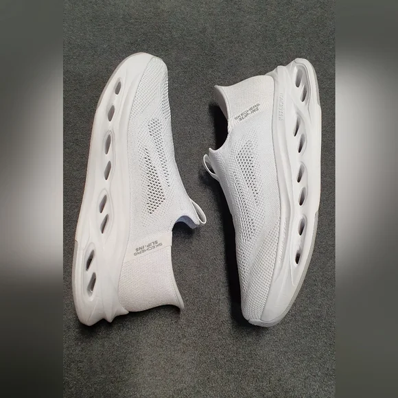 Skechers Hands Free Slip-ins: Max Cushioning Elite 2.0 - White Size Men 10 - Picture 4 of 8